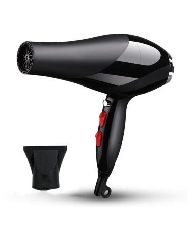 Professional Hair Dryer 2300W Hair Dryer Powerful Fast Blow Dryer Quick Drying with Concentrator 2 Speed 3 Heat Settings Cool Shot Button Fast Drying Time and Low Nois Lightweight for Travel Small