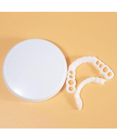 Cryfokt 6 Set False Braces | Temporary Silicone Veneers for Missing Teeth | Snap-In Denture Teeth Coverage - Buy Online on GoSupps.com
