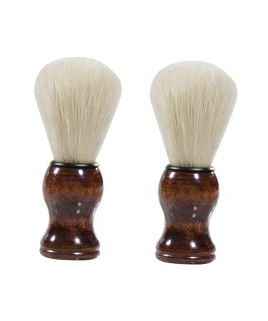 Magiclulu 2st beard brush Orange hair loop shaving brush Halloween key band Hexenhut headband for women's cake plate made of marble beard model man bamboo