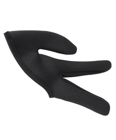 LALAFINA 1pc Three Finger Gloves Protection Gloves Curling Wand Styling Gloves Billiard Straightener Gloves Heat Resistant Barber Gloves Curling Iron Glove Protector Hair