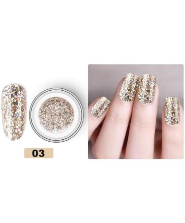 Beautilux Gel Polish Kit Dazzling Nail Gel Polish Holographic Sequins Nails Art Gels Lacquer Glitter Bling Gel Varnish 6pcs/Set - (Color: 001-006) - Buy Online on GoSupps.com
