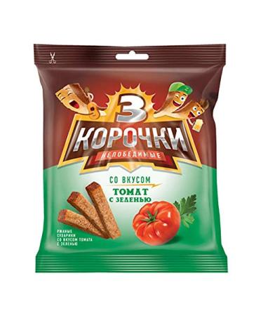 Korochki Rye Bread Rusks Croutons Variety Pack - 20 Pieces - Buy Online on GoSupps.com