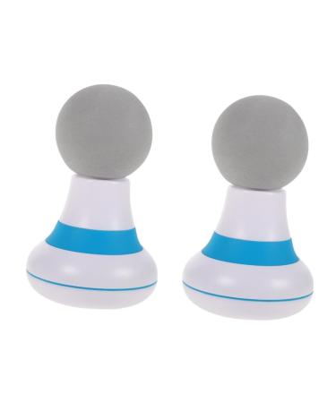 Fomiyes 2 sentences mini massage device body muscle household appliances portable massage lying portable massage devices comfortable tools for muscle relaxation hand massager handy ABS white