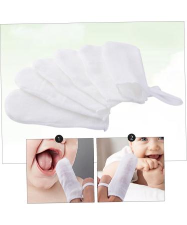 Homsfou 18-Piece Newborn Gauze Finger Toothbrush Set | Soft Cloth Brush for Baby Milk Cleaning | Toddler Fingerlings Sanitary Brush - Buy Online on GoSupps.com