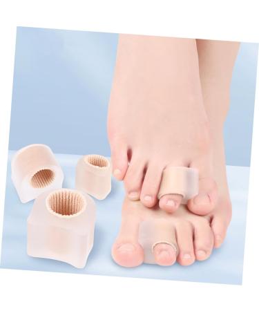 Healifty Bunion Toe Separators 2 Pairs | Silicone Sleeves Thumb Protector for Men | Bunion Guard Shield | Gel Toe Spacers | Yoga Foot Separators | 2.7x2.2cm - Buy Online on GoSupps.com