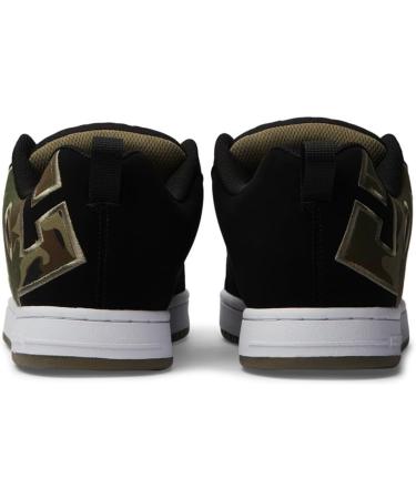 DC Shoes Men's Court Graffik Sneaker 44 EU - Black/Black/Green | International Shipping Available - Buy Online on GoSupps.com