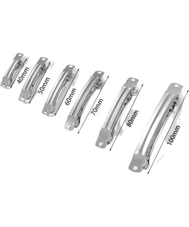 New 2025 10Pcs/Lot French Snap Barrettes Hairwear Hairgrips Spring Hair Settingbow Hairpin Supplies For Jewelry Making Jewelry Fashion Accessories Creative Gift - Buy Online on GoSupps.com