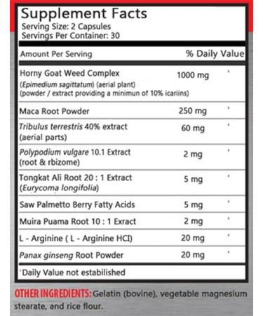 male enhancing pills increase size - MAKE MY PEPPER BIG - NATURAL MALE ENLARGEMENT Maca L-Arginine Longjack pills male performance enhancer tongkat ali for men male libido pills 2 Bot 120 Caps - Buy Online on GoSupps.com