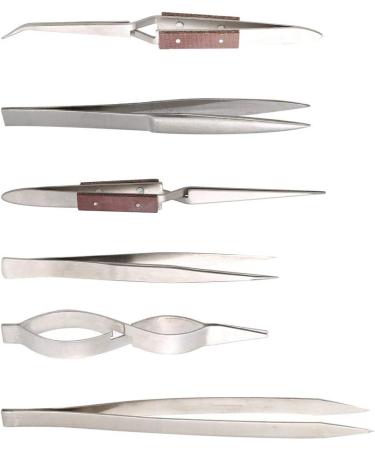 6-Piece Jewelry Tweezers Set - Self-Retardant Rust-Resistant & Wear-Resistant Tools for Jewelry Making - Buy Online on GoSupps.com