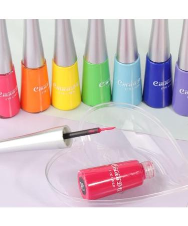  NEFLUM Colored Liquid Eyeliner Blue Waterproof Long Lasting Diamond Matte Eyeliner Gel Women's Makeup Cosmetics - Buy Online on GoSupps.com