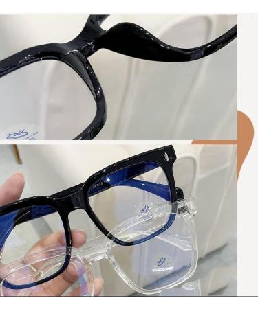 Shop Oversized Blue Light Blocking Reading Glasses +3.50 | Fatigue Relief & Flat Light Mirror for Presbyopic Comfort - International Shipping Available - Buy Online on GoSupps.com
