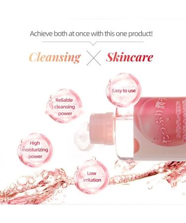 Cleansing Lotion for Sensitive Skin | Water-Based Makeup Remover | Peach Scent | Eye Makeup Remover (12.8 fl oz) - Shop Worldwide - Buy Online on GoSupps.com