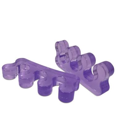 NGT new guide steps Yoga Toes Blue Toe Stretcher & Toe Separator Stop Foot Pain and Boost Athletic Performance (Purple)