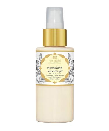 Sheltr Nosun Jojoba-Wheatgerm Moisturizing Sun Protection Gel with SPF 35+ PA++++ for Oily & Combination Skin Paraben & SLS Free - 100 ML