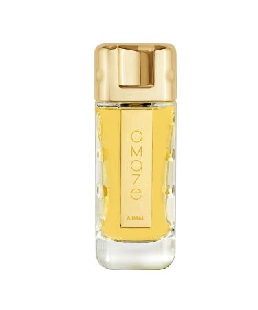 Ajmal Amaze Eau De Perfume Long Lasting Woody Scent Spray 75 ML Gift For Women - Made In Dubai