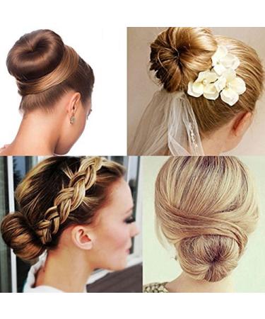 Aisonbo Hair Bun Maker 5.9 inch Donut Hair Styling Magic Bun Shaper 3 Pack Dark Brown - Kids Curler Roller Dish Headbands - Buy Online on GoSupps.com