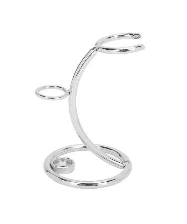 Stainless Steel Safety Razor Stand - Quick Drying Rustproof Men's Razor Holder | Silver Edition - Buy Online on GoSupps.com