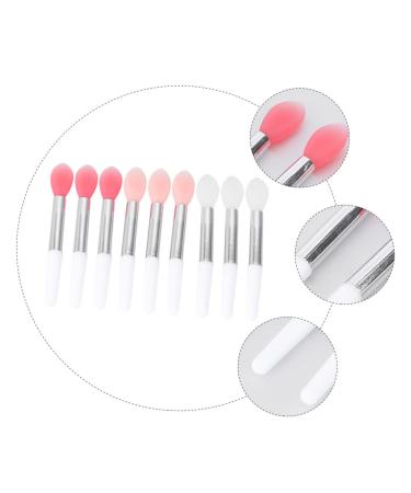 Buy MAGICALULU 9pcs Silicone Lip & Eyeshadow Brush Set | Soft Makeup Applicators for Lipgloss & Cosmetics - Bulk Silicone Brushes for Flawless Application - Buy Online on GoSupps.com