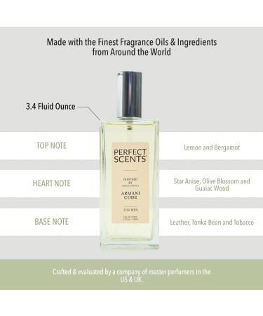 Perfect Scents Fragrances | Men s Eau De Toilette | Vegan and Paraben Free | Never Tested on Animals | 3.4 Fluid Ounces Giorgio Armani s Armani Code - Buy Online on GoSupps.com
