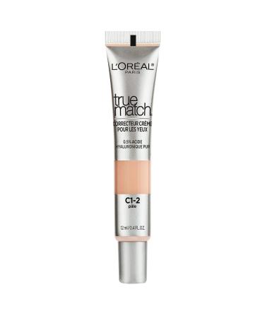 L'Oreal Paris True Match Eye Cream Concealer Fair 0.4 Fl Oz - Shade Fair C1-2 - Buy Online on GoSupps.com