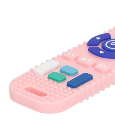 Baby Teething Toy TV Control | Educational Silicone Toy for Skill Development | Cartoon Texture | Outdoor Toy (Pink) - Buy Online on GoSupps.com