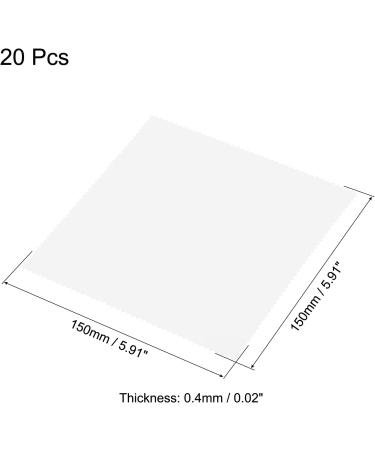 PATIKIL 20 Pack Eyeglass Microfiber Cleaning Cloths | 6"x6" Soft Wipes for Glasses Camera Lenses & Screens | Individually Pouched White - Buy Online on GoSupps.com