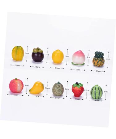 Zerodeko 40 Pcs Simulated Fruit Ornaments Fruit Cupcake Topper Strawberry Balloons Cake Accessories Miniature Fruit Toy Strawberry Birthday Decorations Faux Fruit Resin Artificial Assorted Colorx4pcs 3x3cmx4pcs - Buy Online on GoSupps.com