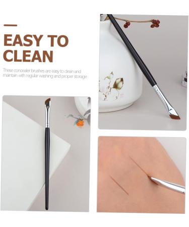 KALLORY 6pcs Eyebrow Brush Gel Eyeliner Gel Liner Eyeliner Makeup Supplies Cosmetic Brush Flat Head Miss Die 16X1CM As Shown - Buy Online on GoSupps.com