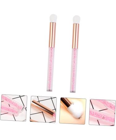 Baluue 2pcs Nose Brush Eyeshadow Brush Makeup Eyeshadow Lady Parts Eye Makeup Accessory Aluminum Tube Pink - Buy Online on GoSupps.com