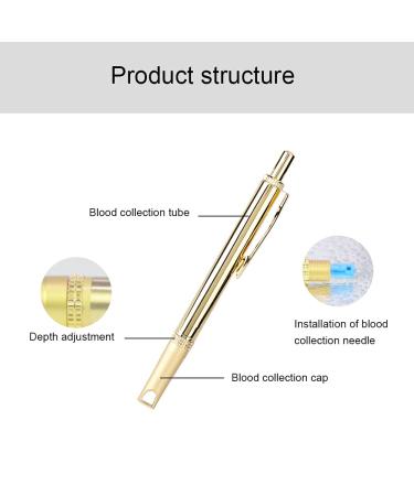 Pure Copper Painless Lancing Pen for Acupuncture Therapy and Health Care - Buy Online on GoSupps.com