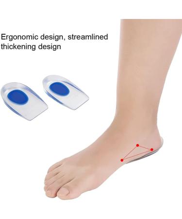 Buy Gel Heel Cups for Plantar Fasciitis - Silicone Insole Pads for Pain Relief & Support (US Size 7-12) - Best Inserts for Sore Feet - Buy Online on GoSupps.com