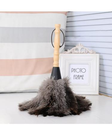 Feather Dust Solid Wood Handle Handheld Dust Brush Cleaner for Housework - Buy Online on GoSupps.com