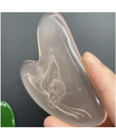 Resin Jade Gua Sha Facial Massage Tool - Green Beauty Scraping Roller for Spa Treatments - Buy Online on GoSupps.com