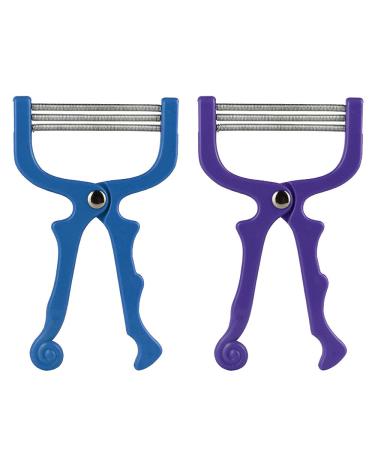 AHEOVSD 2 Pieces Handheld Facial Hair Removal Threading Beauty Epilator Tool Removal Threader Remover Spring Facial Hair Epilator Use for Women Face Hair Removing Beauty Tools Random Color - Buy Online on GoSupps.com
