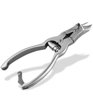 Professional foot care head cutter nail pliers with double gear ratio 4-way screwed