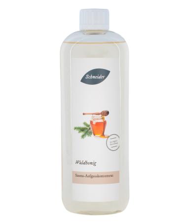 Saunabedarf Schneider - Infusion concentrate forest honey - sensual sweet-woody sauna infusion - 1000ml content forest honey 1000ml
