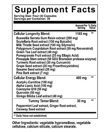 doTerra Alpha CRS+ Cellular Vitality Complex - 120 Veggie Caps - Antioxidant Protection & Digestive Support - Buy Online on GoSupps.com