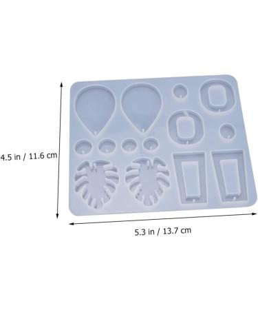 NUOBESTY 1pc Earring Pendant Jewelry Mold Silicone Molds Kids Arts and Crafts Home Diy Silica Mold Cake Mold As Shown 13.7X11.6X0.6CM - Buy Online on GoSupps.com