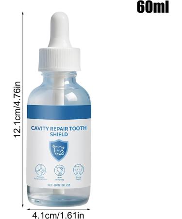 Cavity Repair Liquid - 60ml Natural Reversing | Cavity Repair Solution for Daily Use at Bedtime After Brushing at Home and While Traveling - Buy Online on GoSupps.com