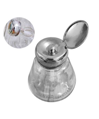 Beatifufu 150ml Pressure Bottle for Nail Polish Remover Liquid Storage Bottle