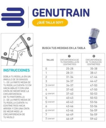 Buy Bauerfeind GenuTrain Knee Support Size 0 | Padded Kneecap Support for Optimal Knee Stability | International Shipping Available - Buy Online on GoSupps.com