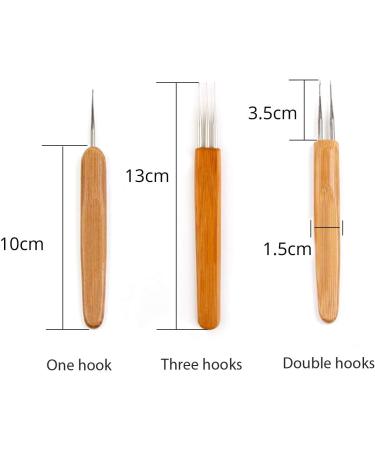 Dreadlocks Crochet Hooks Set - 0.5mm (1, 2, 3 Hooks) Hair Weaving Tool - Buy Online on GoSupps.com