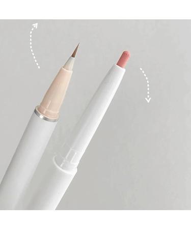 Highlighter Pencil for Makeup Long-Lasting Dual-Ended Pen Eyeliner and Highlighter Pencil | For Festive Face Makeup Women's Beauty Mature Skin - Buy Online on GoSupps.com