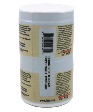 Buy One Get One Free: Fruit Of The Earth Cocoa Butter Cream 4oz (118ml) Jar - Buy Online on GoSupps.com