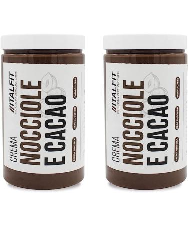 Protein spread without added sugar with hazelnuts and cocoa, without preservatives or colours, gluten or palm oil, handmade product of Sicilian origin