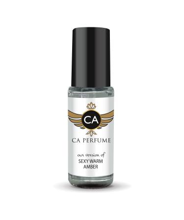 CA Perfume Impression of Michael Sexy Warm Amber For Women Replica Fragrance Body Oil Dupes Alcohol-Free Essential Aromatherapy Sample Travel Size Concentrated Long Lasting Roll-On 0.14 Fl Oz/4ml-X1
