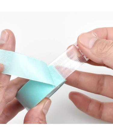 2 Rolls 3M x 2cm Hair Extension Tape StickyTapes - Waterproof Double Sided Adhesive for Hair Extensions, Wigs, Toupees - Transparent & Extra Strong - Blue - Buy Online on GoSupps.com
