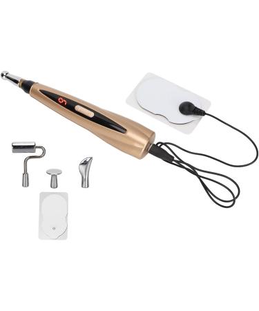 Electronic Acupuncture Massage Pencil - Meridian Energy Device for Tiredness Relief & Improved Blood Circulation | 9 Strengths 4 Massage Bases - Buy Online on GoSupps.com