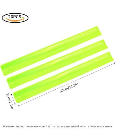 20PCS Reflective Snap Bracelets - Ideal for Children Joggers & Cyclists | Safety & Visibility for Every Adventure - Buy Online on GoSupps.com