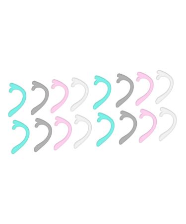 Clispeed 8 pairs masked pipe hook mask accessories ear protection tape earshone mouth belt hook hook for masking tape mask cable gently ear hooks blind intestine earcolor ear clip 5x3cmx2pcs